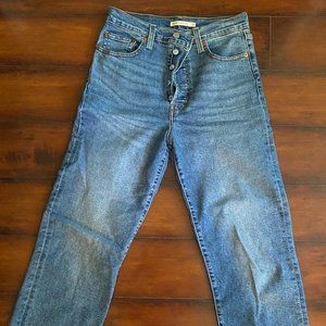 Levi's Ribcage Straight Ankle denim jeans Size 28
